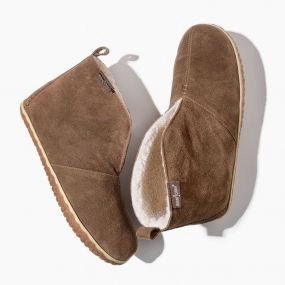 Tamson Lined Suede Boot Minnetonka Moccasin